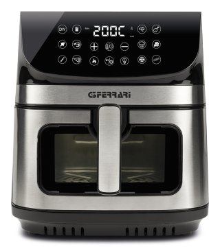 G3 Ferrari G10215 friggitrice Singolo 9 L Indipendente 2200 W Friggitrice ad aria calda Nero, Acciaio inox