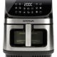 G3 Ferrari G10215 friggitrice Singolo 9 L Indipendente 2200 W Friggitrice ad aria calda Nero, Acciaio inox 2