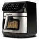 G3 Ferrari G10215 friggitrice Singolo 9 L Indipendente 2200 W Friggitrice ad aria calda Nero, Acciaio inox 3