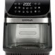 G3 Ferrari G10215 friggitrice Singolo 9 L Indipendente 2200 W Friggitrice ad aria calda Nero, Acciaio inox 4