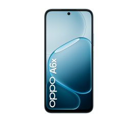 OPPO A6x AI Smartphone, doppia fotocamera 13MP+QVGA, Selfie 5MP, Display 6.75” 120HZ IPS HD+, 6100mAh, RAM 4GB(Esp1GB/2GB/4GB)+ROM 128GB [Versione Italia], Ice Blue