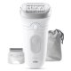 Braun Silk·épil 7 epilatore Bianco wet & dry c\test radente 2