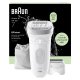 Braun Silk·épil 7 epilatore Bianco wet & dry c\test radente 4