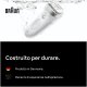 Braun Silk·épil 7 epilatore Bianco wet & dry c\test radente 8