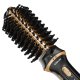 GA.MA Multistyler Gold Ion: è lo strumento multifunzione che rivoluziona la tua routine di styling. Include due accessori intercambiabili: la spazzola a doppia testa con setole miste, e l'asciugacapel 13