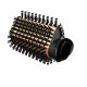 GA.MA Multistyler Gold Ion: è lo strumento multifunzione che rivoluziona la tua routine di styling. Include due accessori intercambiabili: la spazzola a doppia testa con setole miste, e l'asciugacapel 15