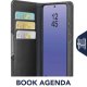 Cellularline Book Agenda 2 - Galaxy A37 Custodia a libro effetto pelle con chiusura magnetica, funzione stand e protezione RFID/NFC per carte contactless. 3