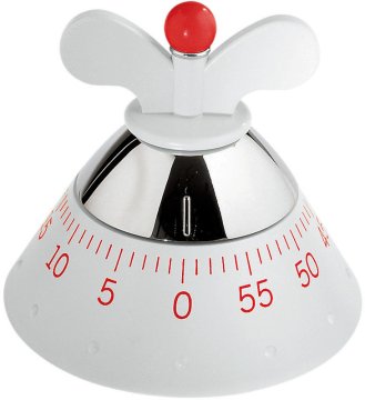Alessi A09 W timer da cucina Bianco