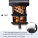 Ariete 4640 Air Fryer Vertical DUO, Friggitrice ad aria doppia verticale, 2460W, 11L, Due cestelli, Sync e Dual, 6 programmi, Funzione Grill, Fino a 200°C 8