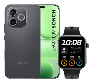 Honor BUNDLE 600 LITE 256GB V NERO+WATCH 2i NERO 16,8 cm (6.6") Doppia SIM 5G USB tipo-C 8 GB 6520 mAh Nero