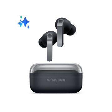 Samsung Galaxy Buds4 Pro, Nero, Corpo in metallo, Altoparlante a 2 vie e doppio amplificatore, Chiamate cristalline, Audio a 360°, ANC migliorata, Controllo adattivo del rumore, Connessione senza int
