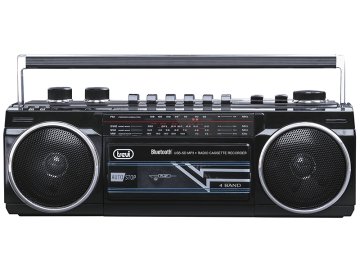 Trevi RADIO REGISTRATORE PORTATILE USB SD WIRELESS CASSETTA RR 501 BT NERO