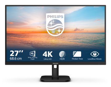 Philips 27E1N1800A/00 Monitor PC 68,6 cm (27") 3840 x 2160 Pixel 4K Ultra HD LED Nero