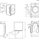 Electrolux LAVATRICE INCASSO WD 7+4 KG CLASSE D/B 1600 GIRI EW7W84BDBI MADE IN ITALY 8