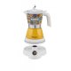 Ariete 1358 Moka Aroma Positano, Moka elettrica, 400W, 2/4 tazze, Cordless, Spegnimento automatico, Mantenimento temperatura 3
