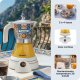 Ariete 1358 Moka Aroma Positano, Moka elettrica, 400W, 2/4 tazze, Cordless, Spegnimento automatico, Mantenimento temperatura 5