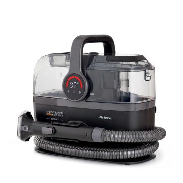 Ariete 2484 Spot Cleaner Steam PRO 5in1, Lavatappeti e pulitore a vapore, Elimina macchie da interni Auto, Divani, Moquette, Materassi, tappeti, 1800W, 3 modalità di pulizia, Elevata potenza aspirante