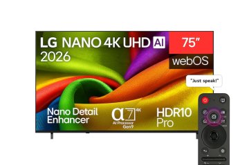 LG NANO 4K UHD AI 75NU850B6LA 190,5 cm (75") 4K Ultra HD Smart TV Wi-Fi Nero