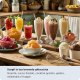 Ariete 655 MySlush & IceCream, Macchina per granite, gelati e frozen drink, Serbatoio 2,6L, 30-60 minuti di preparazione, 6 programmi automatici, Senza ghiaccio 11