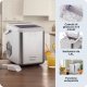 Ariete 651 Ice Machine, Macchine per fare il ghiaccio, 9 cubetti di ghiaccio in 6 minuti, 1,4L, Cubetti grandi e piccoli, Funzione autopulizia 12