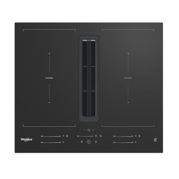 Whirlpool WVH60FFB01 piano cottura Nero Da incasso 60 cm Piano cottura a induzione 4 Fornello(i) Cappa da incasso
