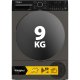 Whirlpool C WD 96M GBS IT, Capacità 9kg, classe A, colore Manhattan Grey, Display digitale XL, Wi-Fi, IronTouch 2