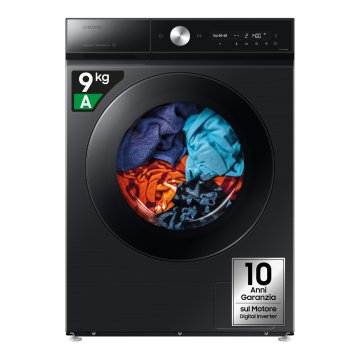Samsung QuickDrive 8000 Series WW90DB8U95GB lavatrice Caricamento frontale 9 kg 1400 Giri/min Nero