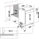Whirlpool Lavastoviglie semi incasso - WB 6020 P X 4