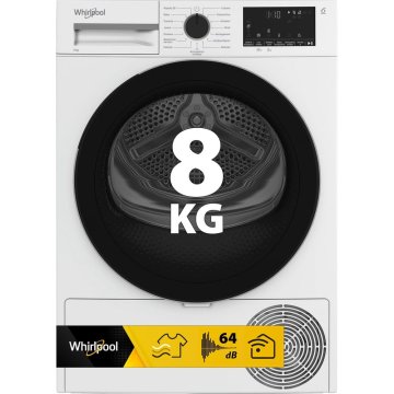 Whirlpool C WD 83M WBS IT, Capacità 8kg, classe D, colore Bianco, Display digitale XL