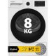 Whirlpool C WD 83M WBS IT, Capacità 8kg, classe D, colore White, Display digitale XL 2