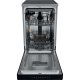 Whirlpool Lavastoviglie SLIM FS 45 cm classe D, 11 coperti, Terzo cesto, 6° senso, PowerCleanPro, Inox 3