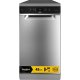 Whirlpool Lavastoviglie SLIM FS 45 cm classe D, 11 coperti, Terzo cesto, 6° senso, PowerCleanPro, Inox 10