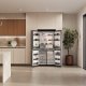 Haier HCR59F18DNMM frigorifero side-by-side Libera installazione 706 L Acciaio inox 14