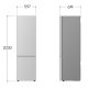 LG GBBW726AMB Frigorifero combinato Fit & Max 70cm, Classe A, 465L, AI Fresh, Wi-Fi, Metal Fresh, Door Cooling, Metal Sorbet 12