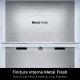 LG GBBW726AMB Frigorifero combinato Fit & Max 70cm, Classe A, 465L, AI Fresh, Wi-Fi, Metal Fresh, Door Cooling, Metal Sorbet 6
