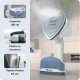Ariete 6246 Duetto Garment Iron - Stiratrice Verticale e Ferro da Stiro con piastra in Ceramica antiaderente - 1000 Watt - Bianco e Blu 7