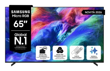 Samsung 65" Micro RGB R85H 4K Vision AI Smart TV (2026)