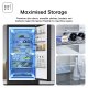 LG GBBW726AEV Frigorifero combinato Fit & Max 70cm, Classe A, 465L, AI Fresh, Wi-Fi, Metal Fresh, Door Cooling, Black Steel 7