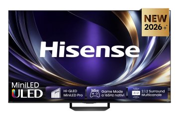 Hisense Smart TV MiniLED 165Hz 55" 4K 55U7S PRO, Schermo Anti-Riflesso, Dolby Atmos 2.1.2 By Devialet, VIDAA OS, Dolby Vision IQ, Native 165Hz Game Mode, 4 HDMI 2.1, Wifi, BT, AirPlay2, lativù 4K