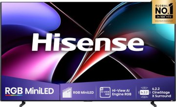 Hisense 116UXQ 2,95 m (116") 4K Ultra HD Smart TV Wi-Fi Grigio 700 cd/m²