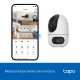 TP-Link Tapo C245D Telecamera di sicurezza indoor motorizzata 2K con doppio obiettivo 10