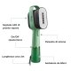 Ariete 4301 Steam Style, Ferro da stiro verticale, 1200W, Colpo vapore 20g/min, Vapore in 30 secondi, Capacità 80ml, Mint 9