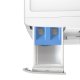 Beko b100 BMX8126DW 8kg classe A bianco, inverter 1200 giri, display XL, oblò bianco, vapore 6