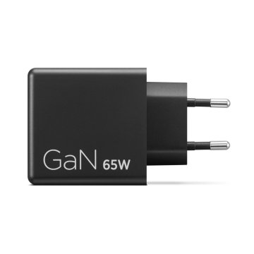 Lenovo Dual USB-C 65W GaN Charger, alimentatore compatto doppia Type-C, cavo USB-C 1,5 m incluso - laptop, cel e tablet