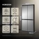 Haier HCR59F18DNMM frigorifero side-by-side Libera installazione 706 L Acciaio inox 3