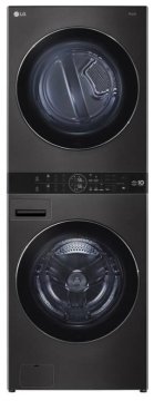 LG WT1716BBF lavasciuga Libera installazione Caricamento frontale Nero