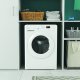 Indesit BWSA 7126X WV IT, 7kg, classe A, Bianco, Inverter, 1200 giri, Display LED, vapore, porta bianca Made in Italy 10