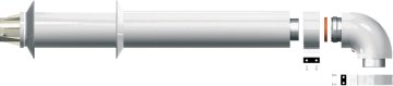 Ariston Kit Scarico Fumo Orizzontale Coassiale 60/100 L1000