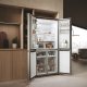 Haier HCR3818EWMM Libera installazione 463 L Platino, Acciaio inox 18