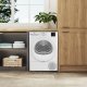 Beko BMTR38W Asciugatrice Slim 8kg, Classe D, Linea Estetica NX, motore asincrono, Display digitale, colore Bianco, oblò Bianco 8